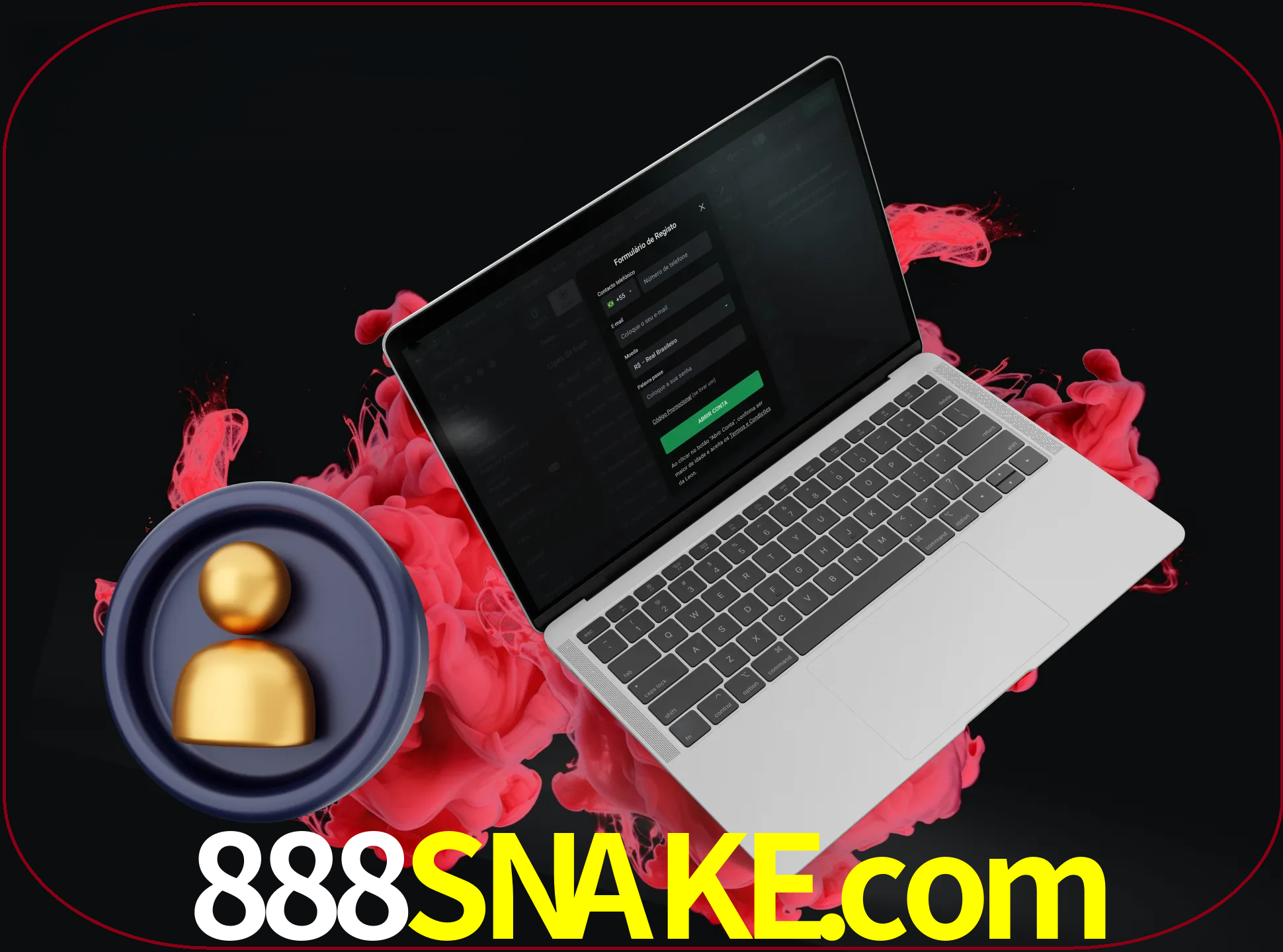 No cabeçalho do site 888snake, clique no botão que o levará a um formulário especial onde terá de introduzir as suas informações actuais.
