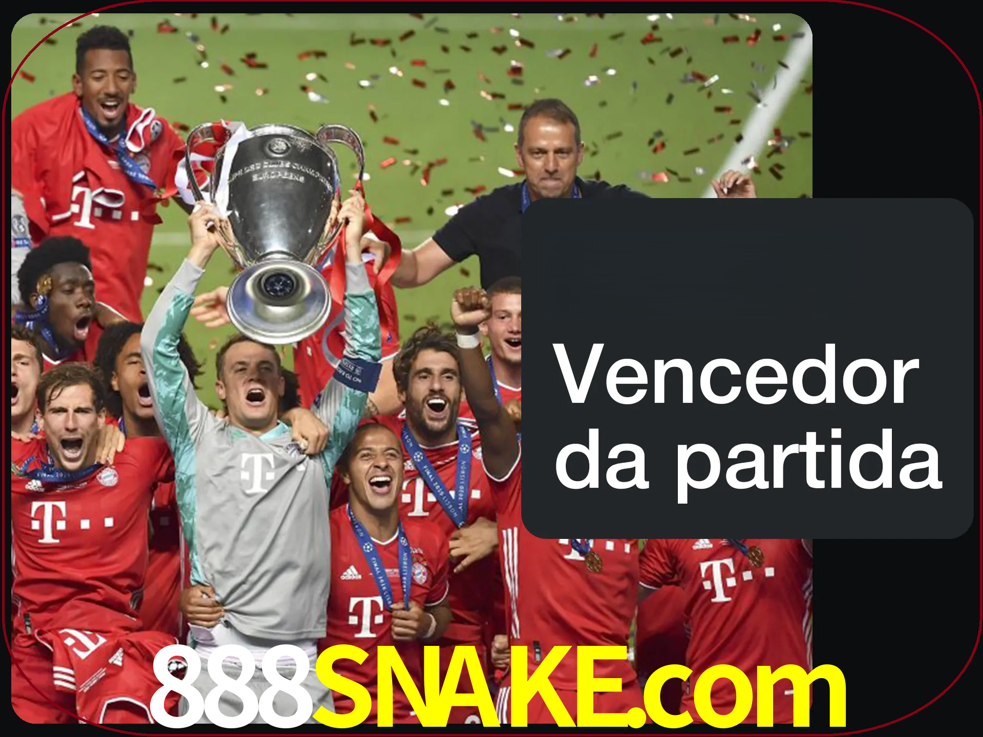 Aposte no vencedor e ganhe uma grande quantia de dinheiro.