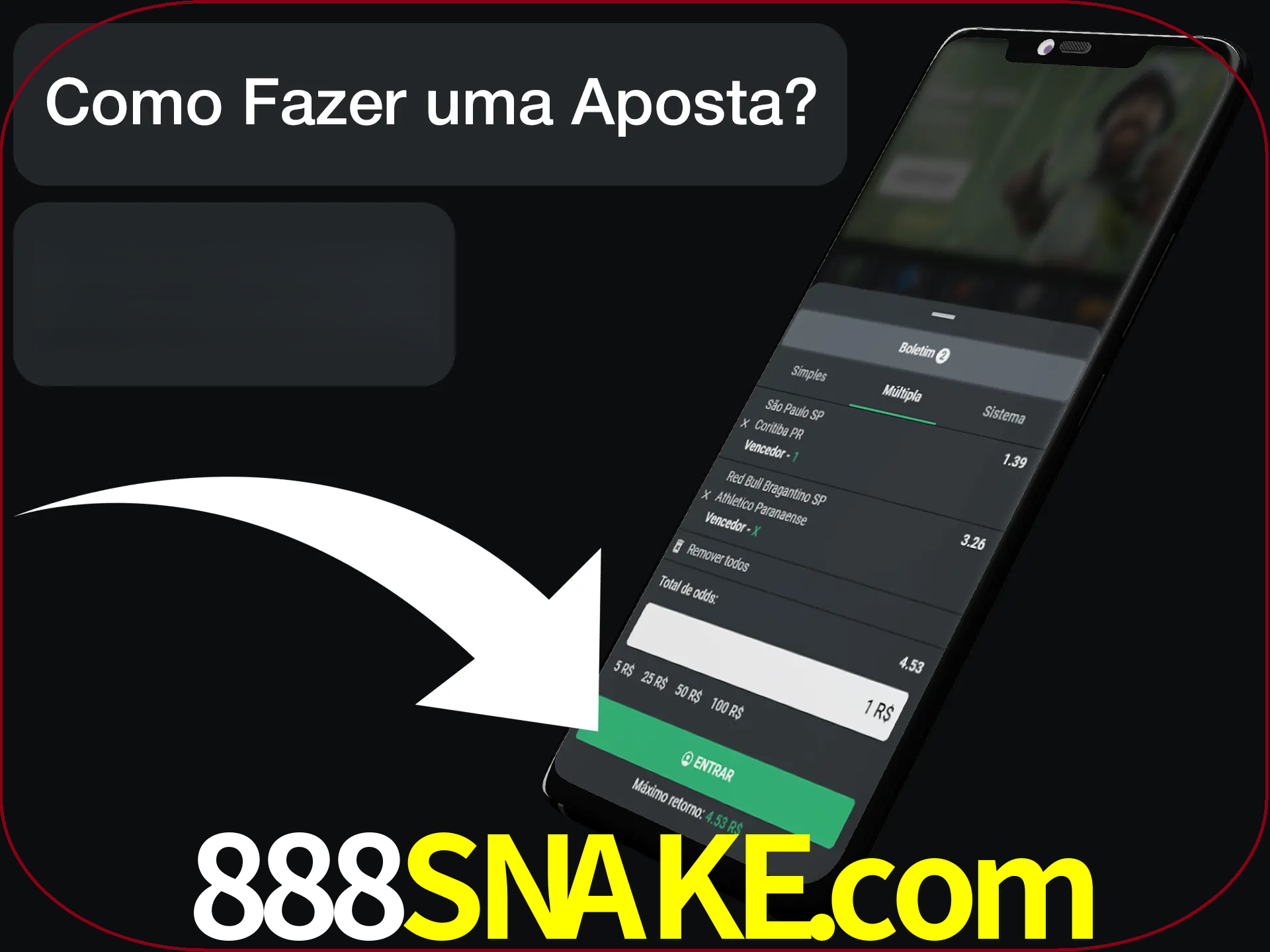 Preencha sua aposta e aguarde o resultado.