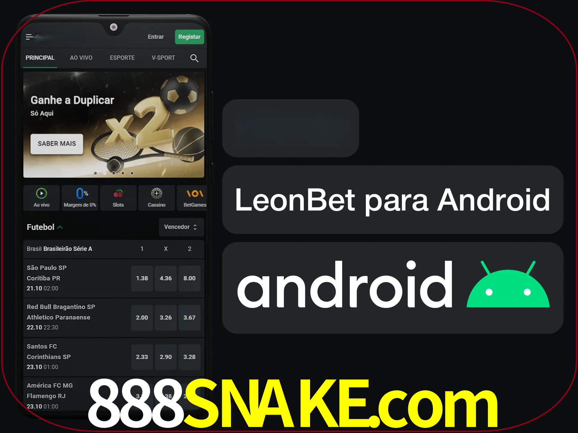 Adquira sua versão poket de LeonBet.