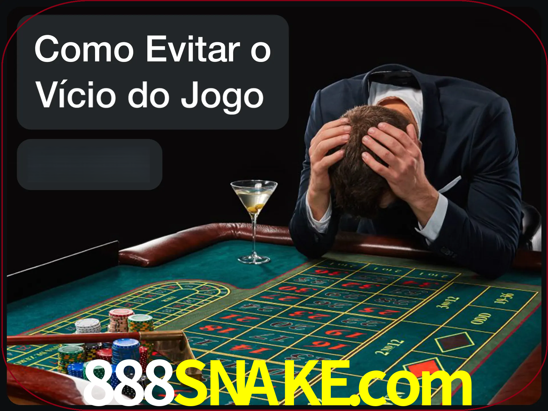 Você é responsável por cada uma de suas apostas.